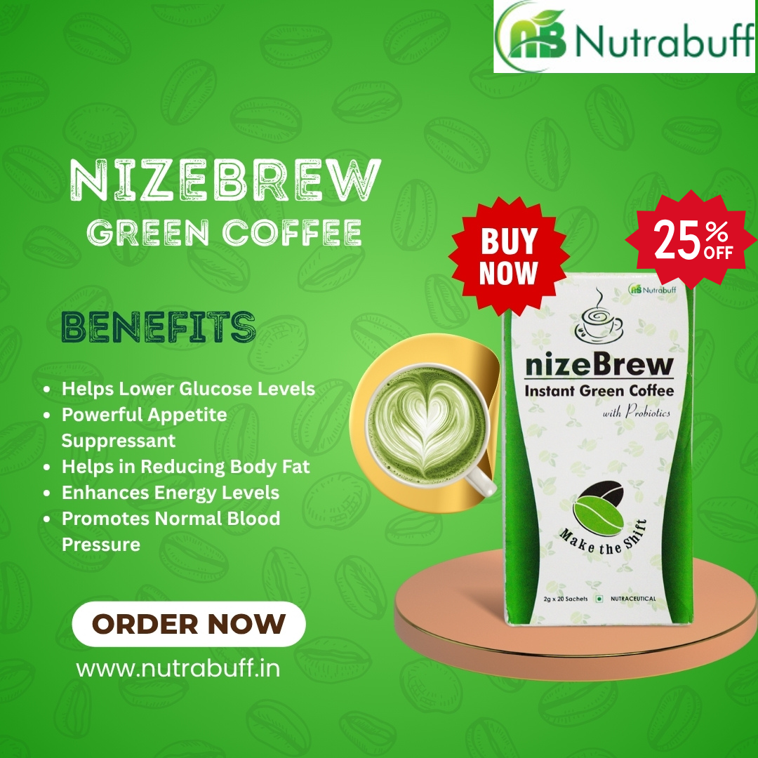 Nutrabuff  - Best Green Coffee | 100% Organic Coffee | Get 25% OFF